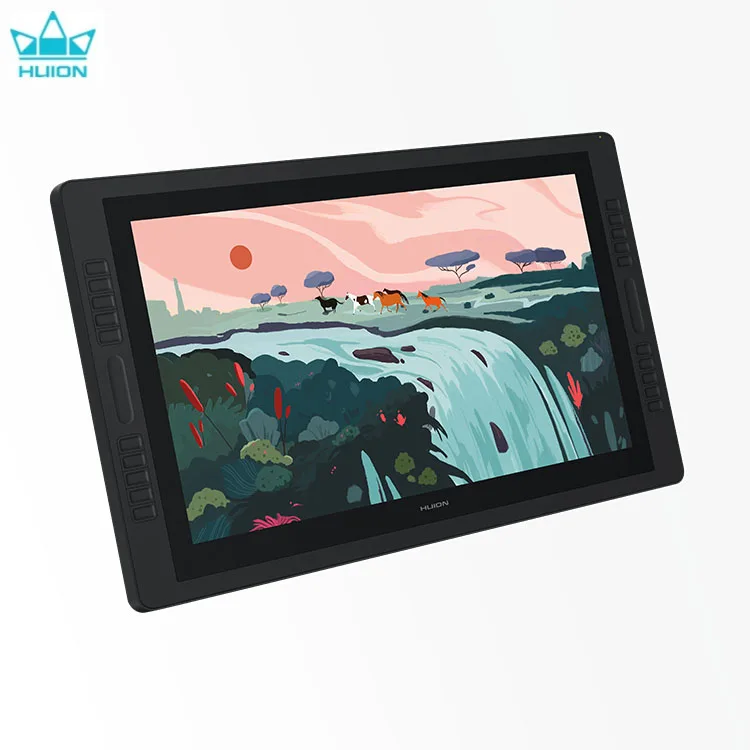 HUION 液晶ペンタブレット kamvas pro 24 gt-240 Kamvas Pro 24（4K）プロのアーティストのためのUHD液晶ペンタブレット