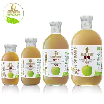 pure apple juice  100% organic cold pressed pure juice