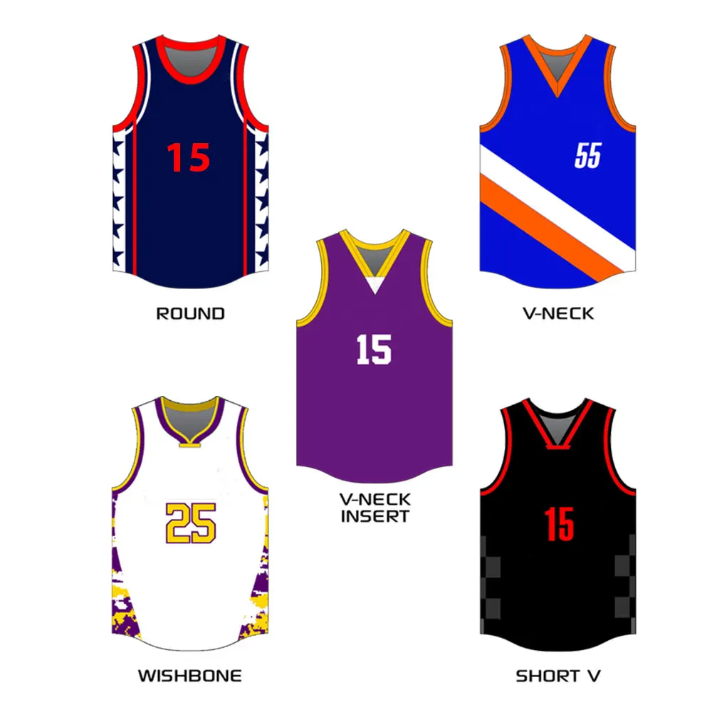 Source Wholesale new blank team basketball jerseys for printing