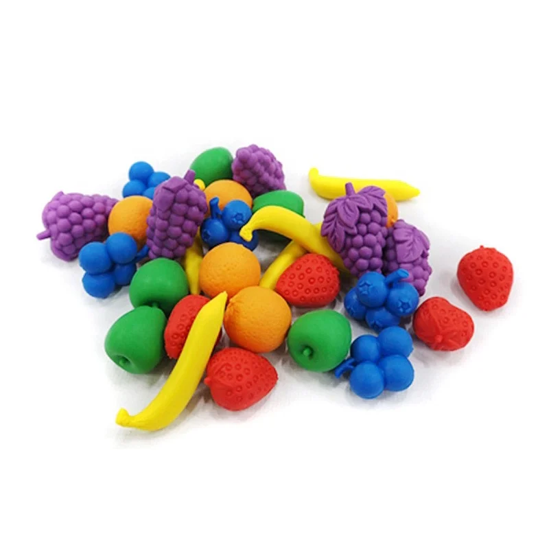 Счетчики фруктов, счетчик, набор игрушек для обучения детей, математические манипуляторы, обучающая игрушка