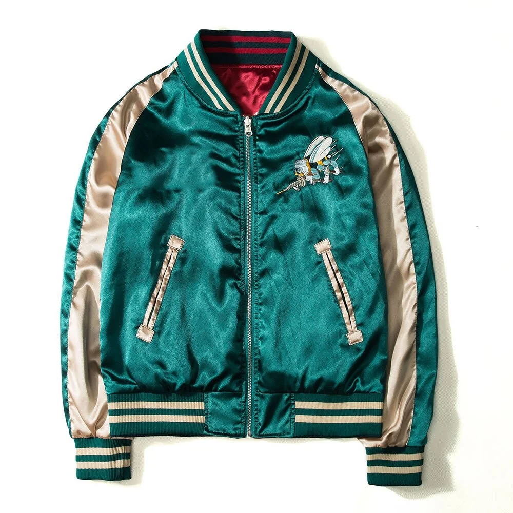 Custom Satin Varsity Jackets With Logo 