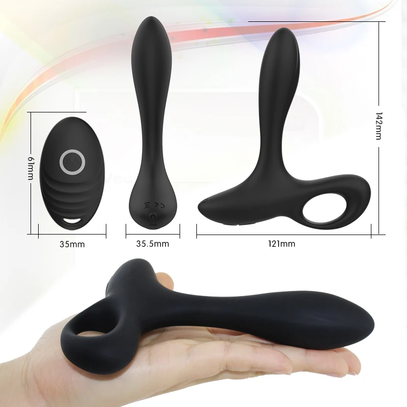 Top Quality Adult Products Rechargeable Male Prostate Massager Anal Male  Sex Toys Anal Plug Vibrator