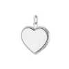 Cœur en rhodium