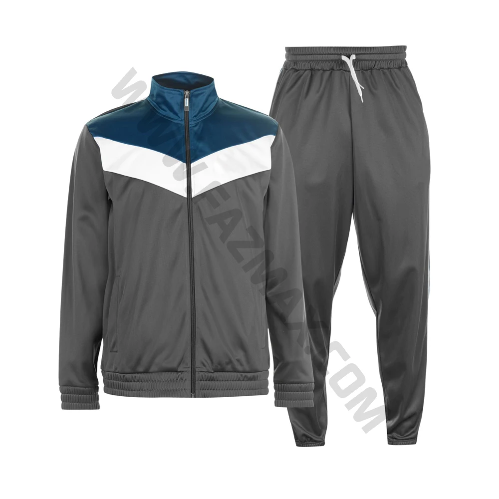 Latest Design Sports Track Suits 100% Cotton Men's Sport Tracksuit Micro Tracksuit 2024