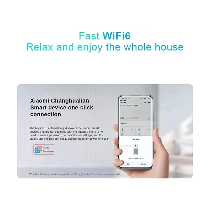Xiaomi AX3000 WIFI6 Router Mesh System Original Mi Router Modems Wireless Signal Amplifier Network Router