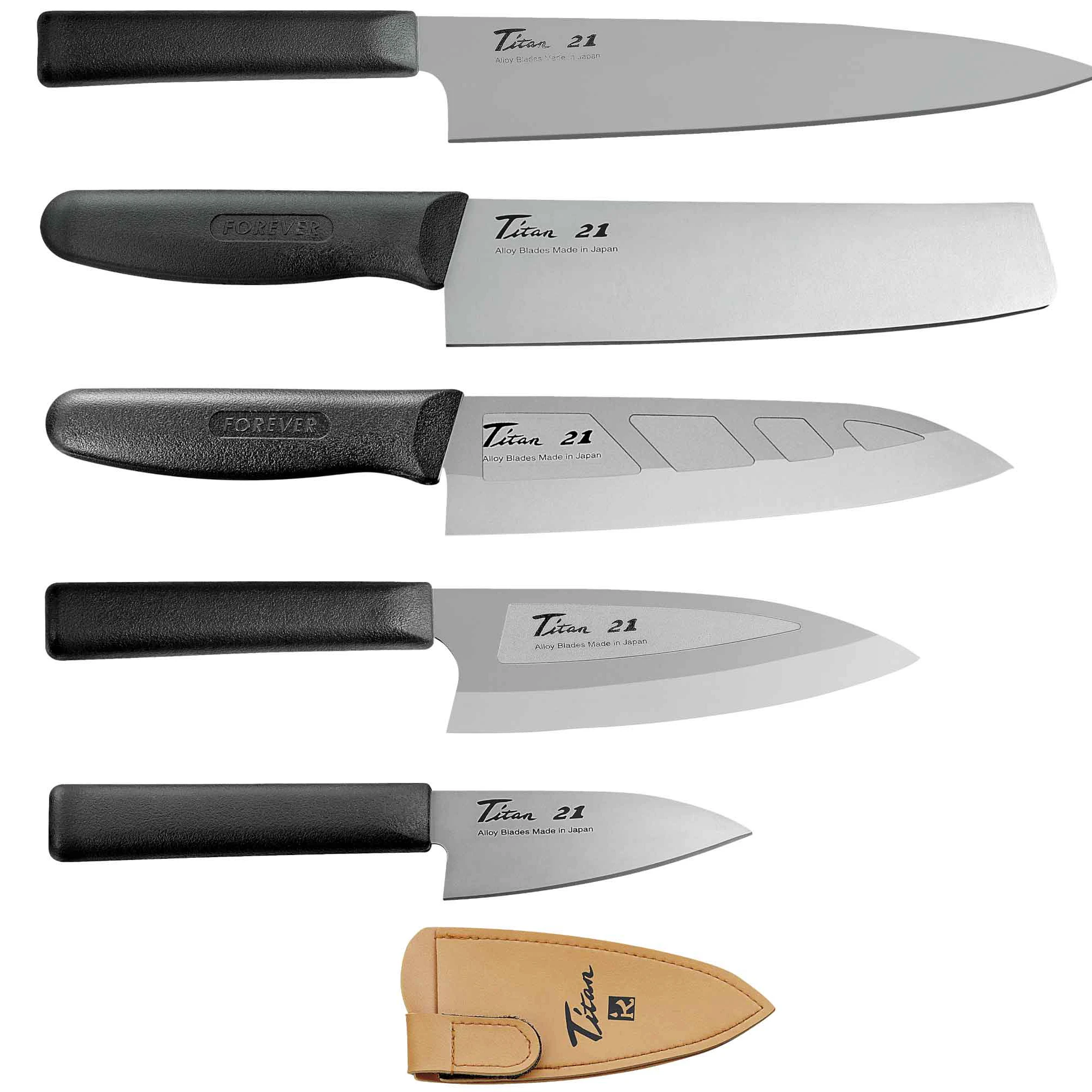 FOREVER Silver Antibacterial High Density Ceramic Japanese Chef's Petty  Knife(Utility) 120mm