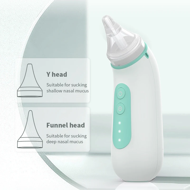 Built-in HD Camera Rechargeable Children Vacuum Aspiration Infant Nose Cleaner Pump Silicone Electric Baby Nasal Aspirator