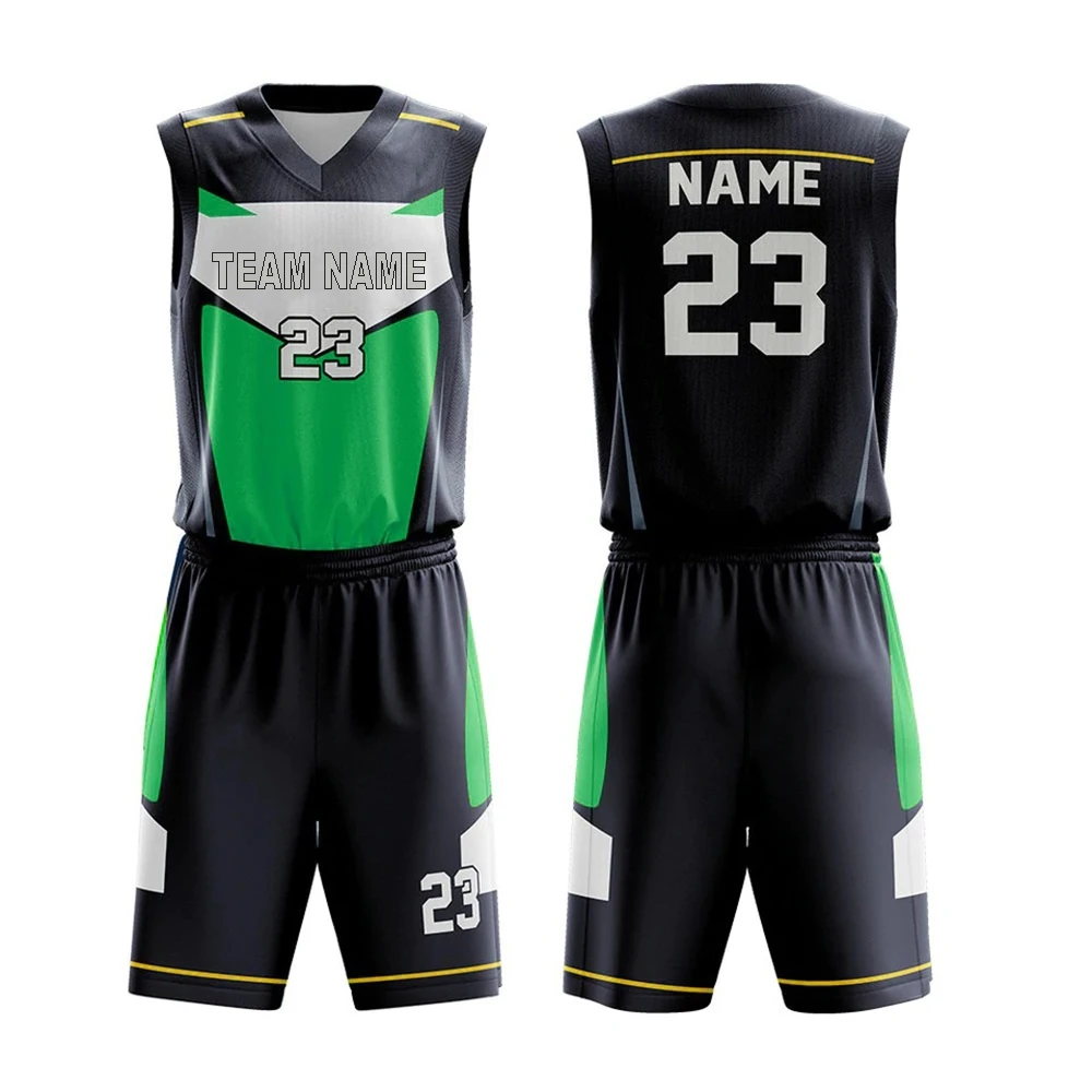 wholesale with your own logos or team name sublimation custom Basketball  Uniform