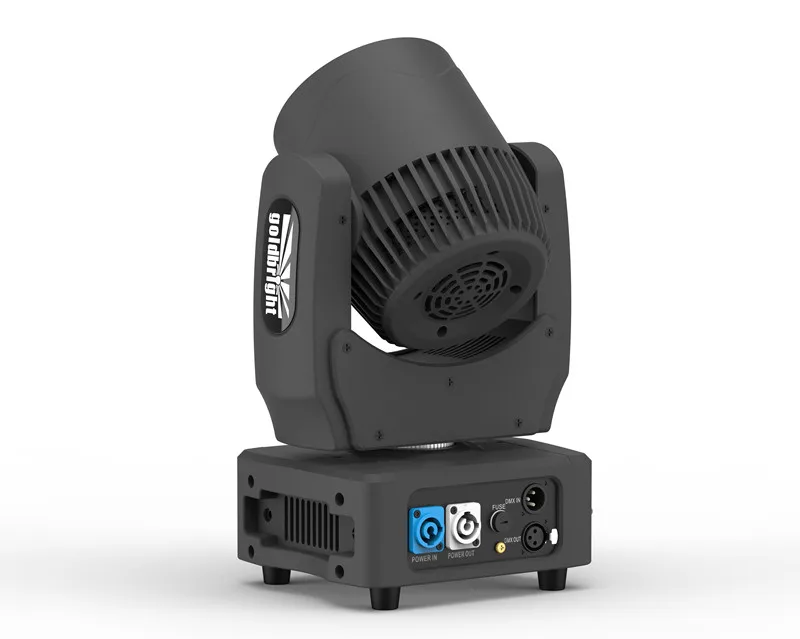 Goldbright Stage Spot 120W LED Moving Head 15 Degree with 3 Facet Prism Rotation Gobo Spot DJ Effet Lights