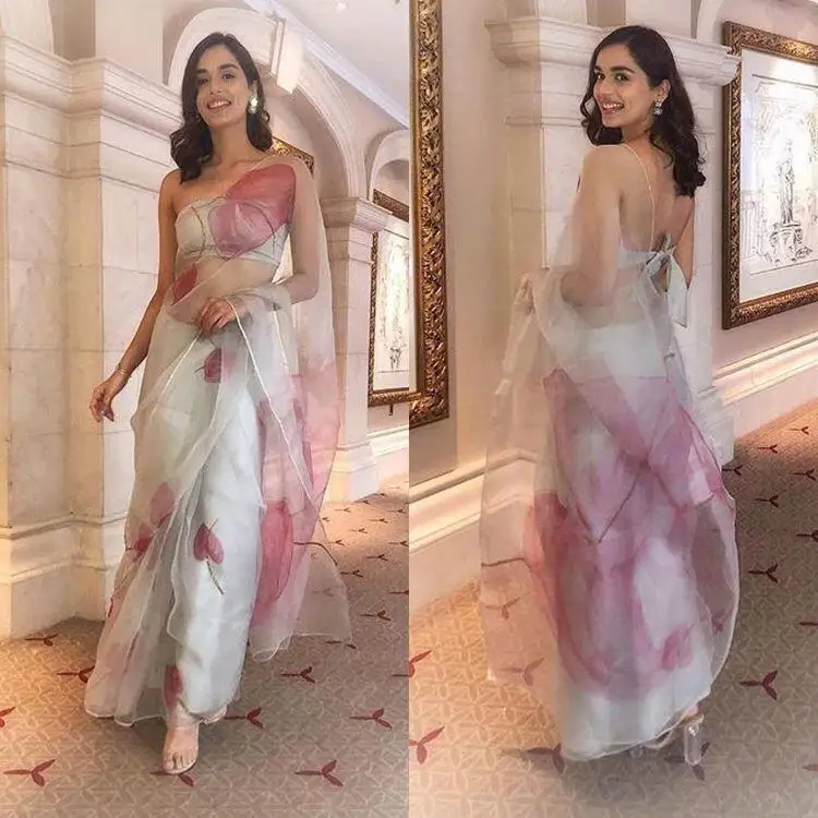 Party wear organza saree Clearance