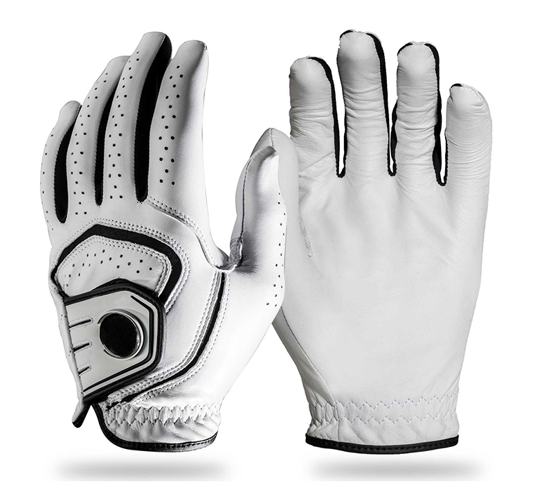 Оптовая продажа, мягкие кожаные перчатки для гольфа и Одежда Для Гольфа cabretta