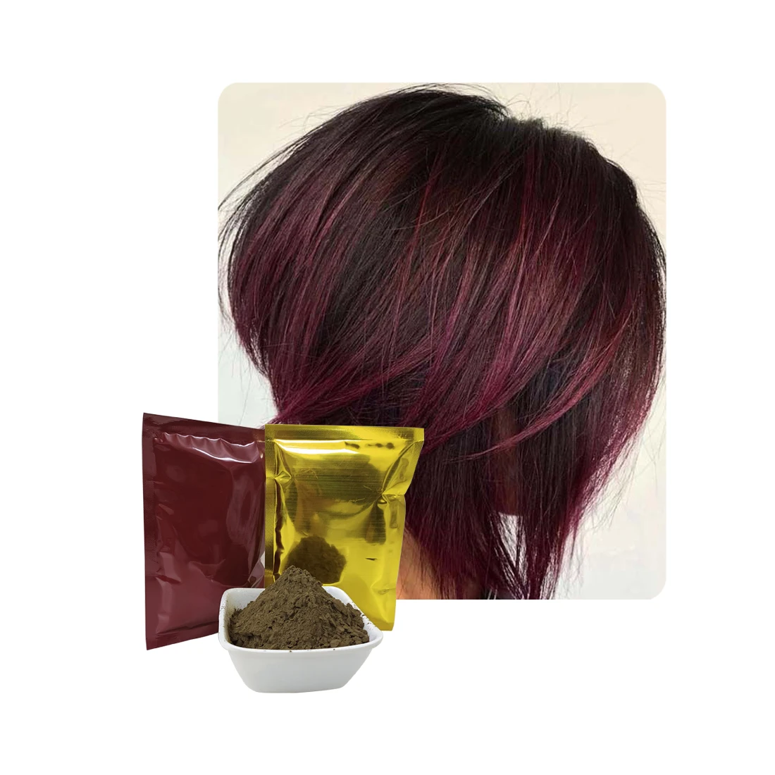 Mahogany Henna Based Instant Hair Finest Quality Pure 100% Cover Grey Hair  Herbal And Low% Chemical Powder Lowest Price 3 Years - Buy Mahogany Henna  Based Instant Hair Finest Quality Pure 100%