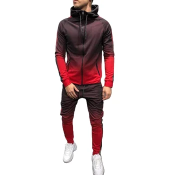 2022 Cotton Polyester Men Tracksuits New Style Custom Logo Track Suit For Men Jogging Wear