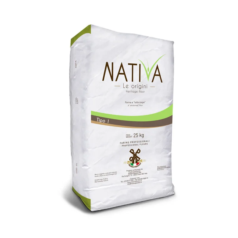 Best Quality Made In Italy Flour Wheat Flour Nativa 2 In 25 Kg Bag For