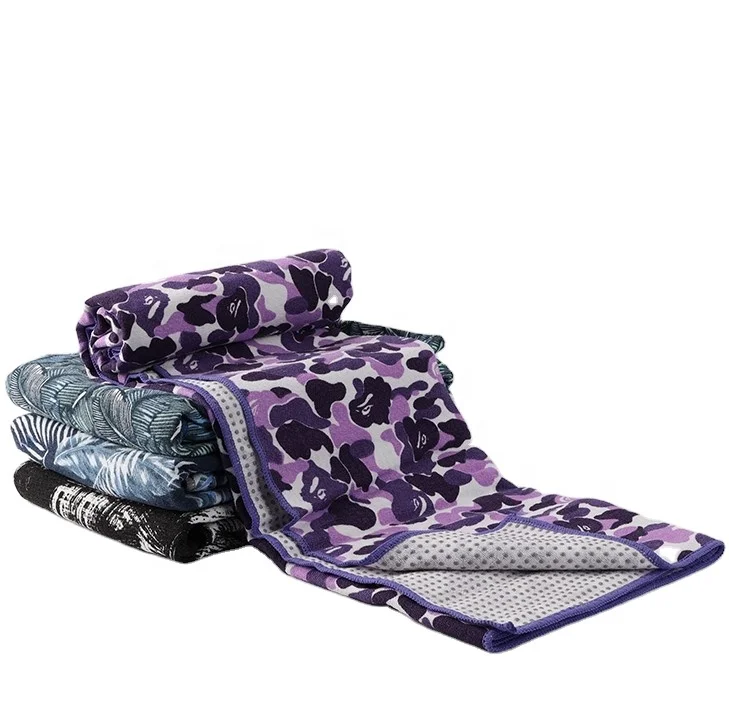 Yoga Towel Mat Hot Best Non Slip Hand Target Microfiber Cover With Grip