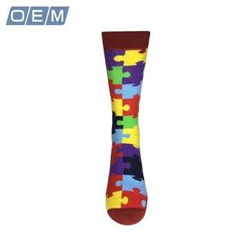 High Quality OEM Business Dress Socks with Your Own Colorful Design