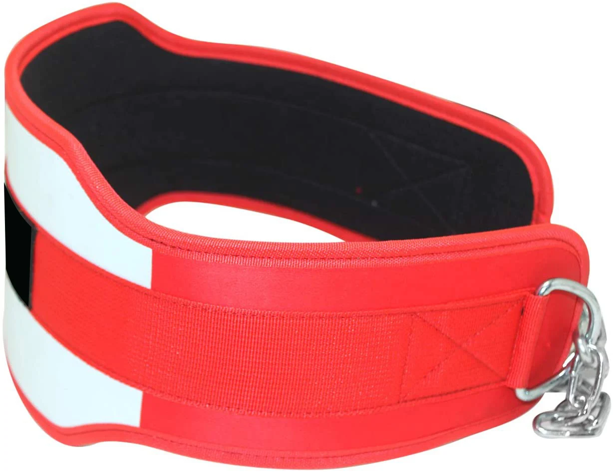 High Quality Weightlifting Neoprene Dipping Belt With Steel Chain