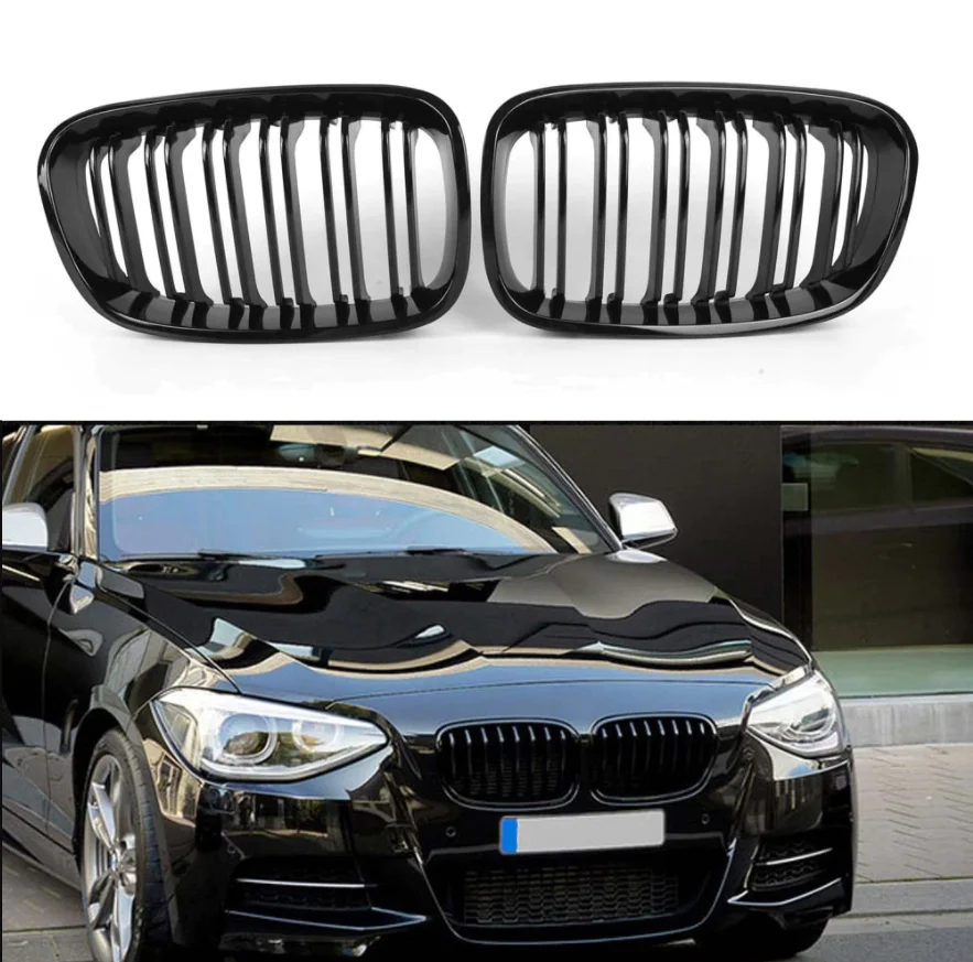 Car Front Bumper Grill Mesh Single Double Slat Line Abs Pp Plastic