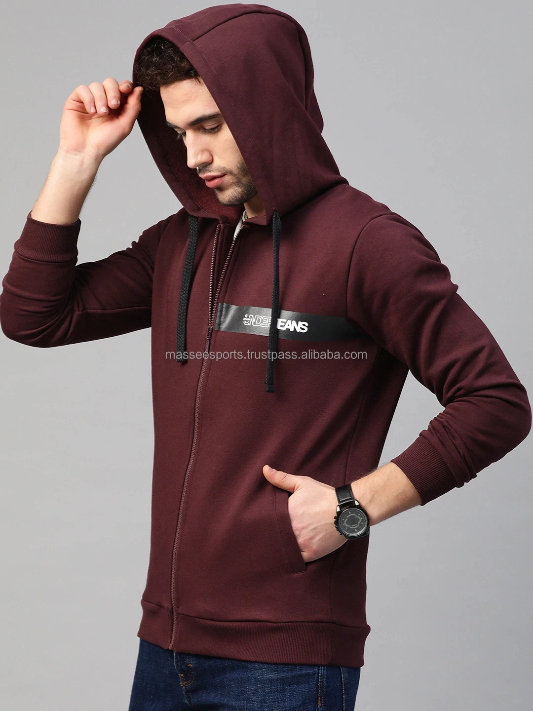 mckenzie zip moletom com capuz