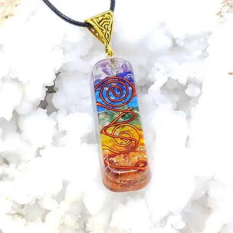 Orgone Chakra Layered Pendant 