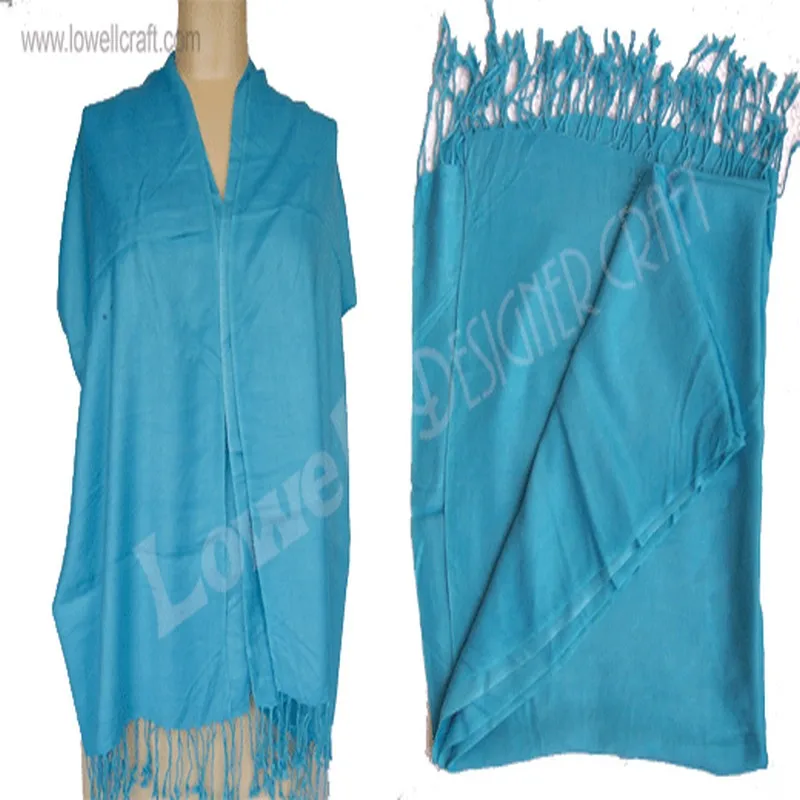 
 jacquard pashmina plain stole  