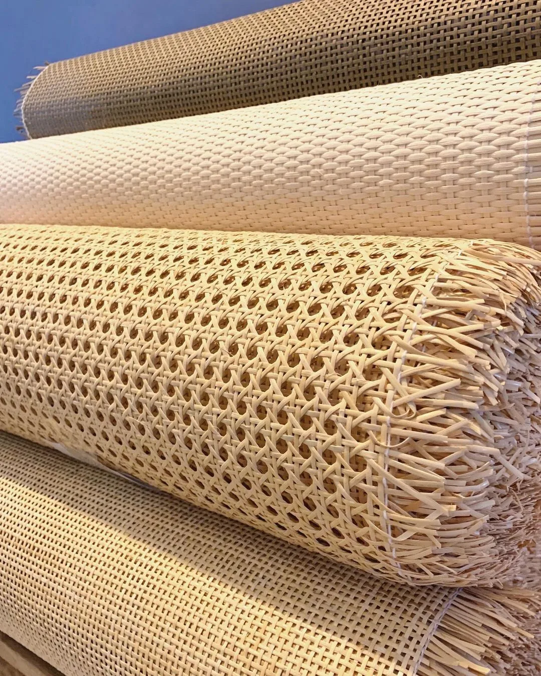 Natural Rattan Cane bing/ Bleached And Polished Rattan Weaving Roll/ Plastic Rattan For