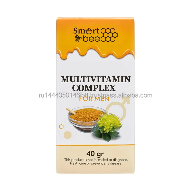 Мультивитаминный комплекс для мужчин от Smart Bee для улучшения мужского здоровья и Поддержки Выносливости тела, добавки