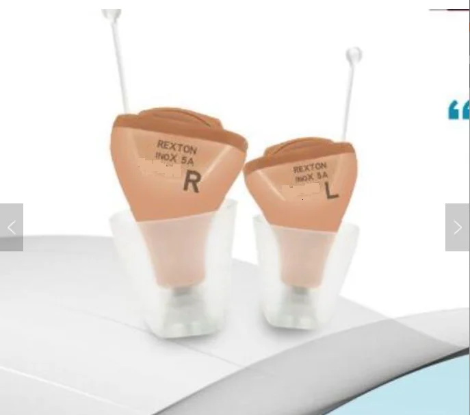 Rexton Inox 5 Click Cic/itc Instant Fit Hearing Aid With Smart Phone