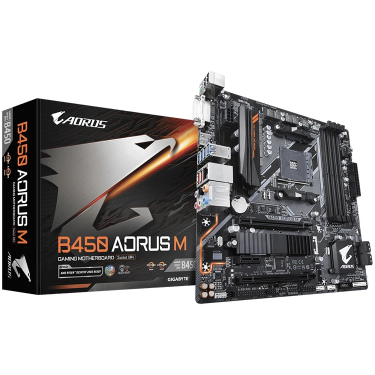 GIGABYTE B450 AORUSM中古ゲーミングマザーボードサポートAMDRyzen 5 3600X 3700X 5600G 5600X  5700 G5800XデスクトッププロセッサCPU| Alibaba.com