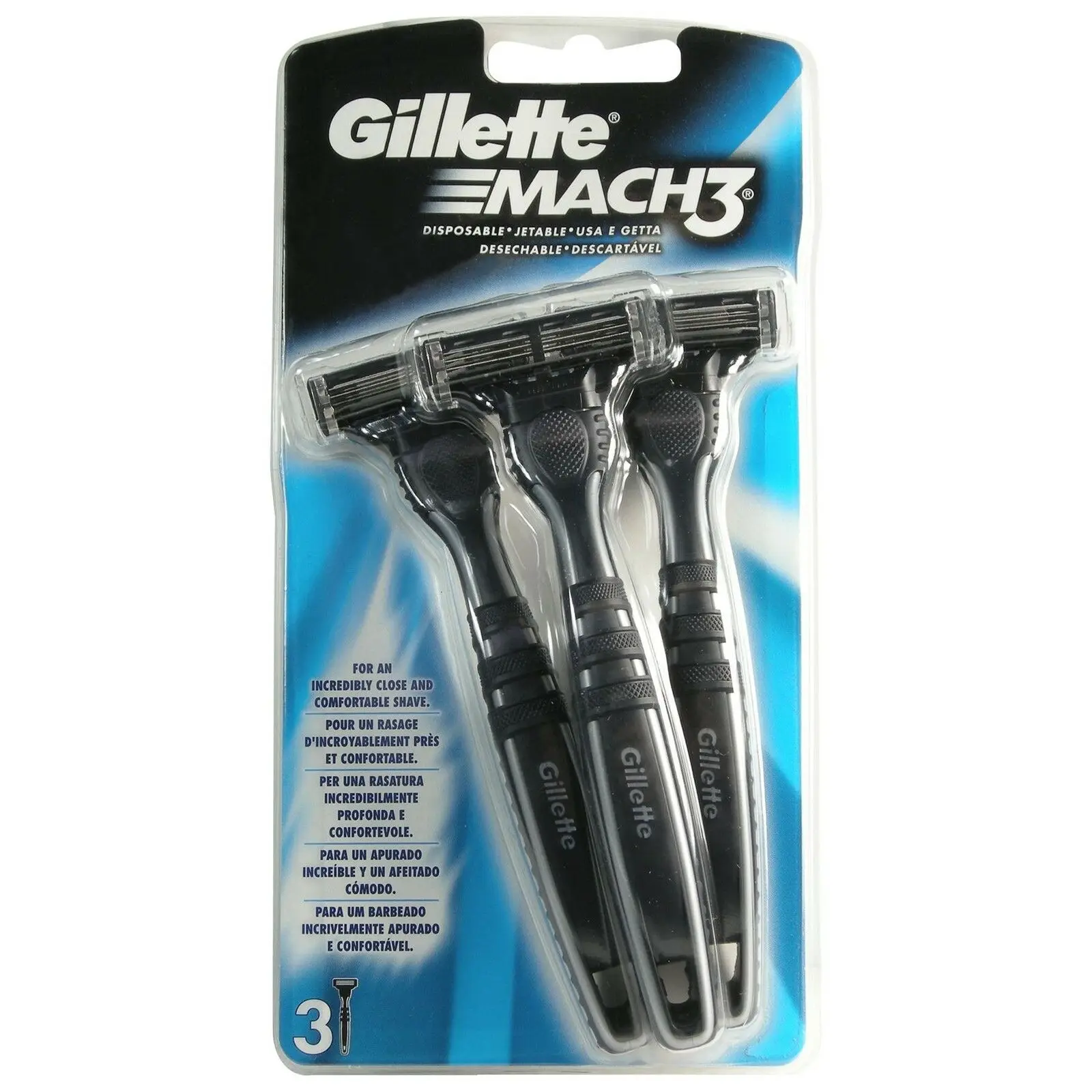 gillette mach 3 jetable