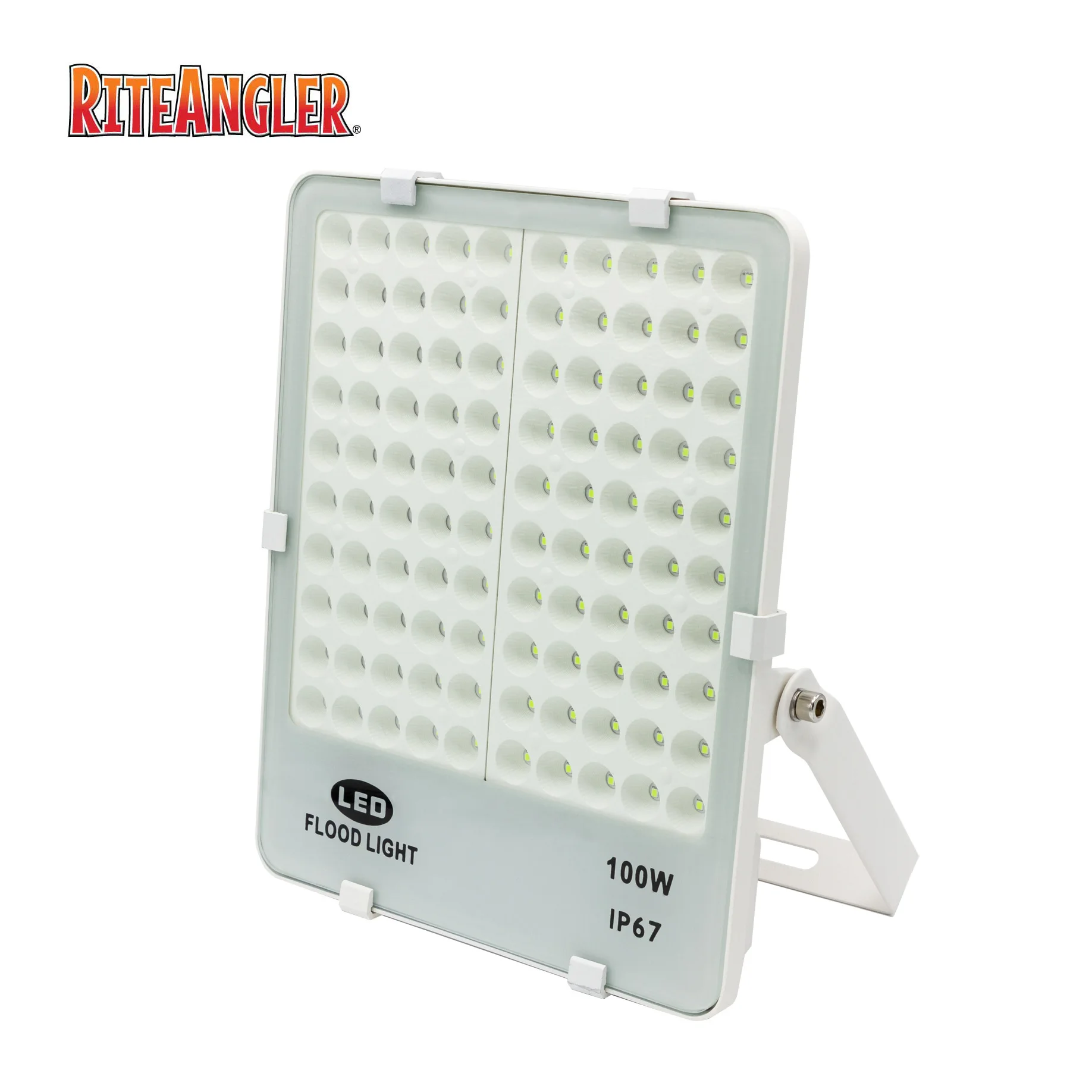 Green-Blazer Fish and Game Green LED Floodlight, 120-degree beam angle, 110v, IP67 rating, Photoelectric Sensor Light Activated