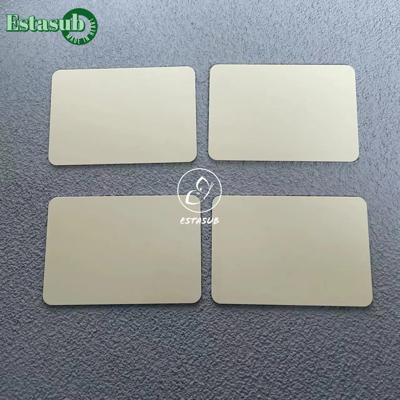 Double Sided Aluminum Metal Sublimation Business Card Buy Metal