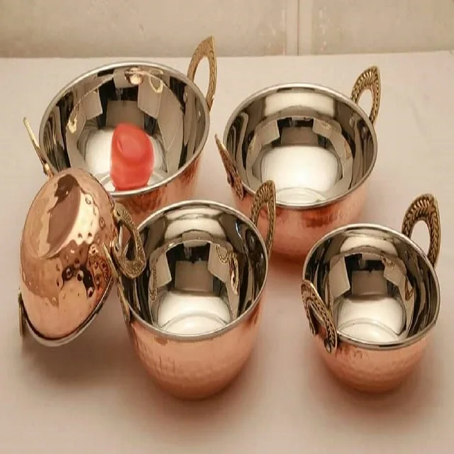 buy new look copper brass dish serving,copper with brass