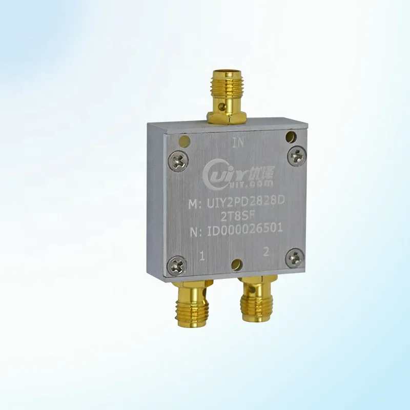 S C Band 2GHz to 8GHz 2 Way RF Power Divider Splitter for Satellite
