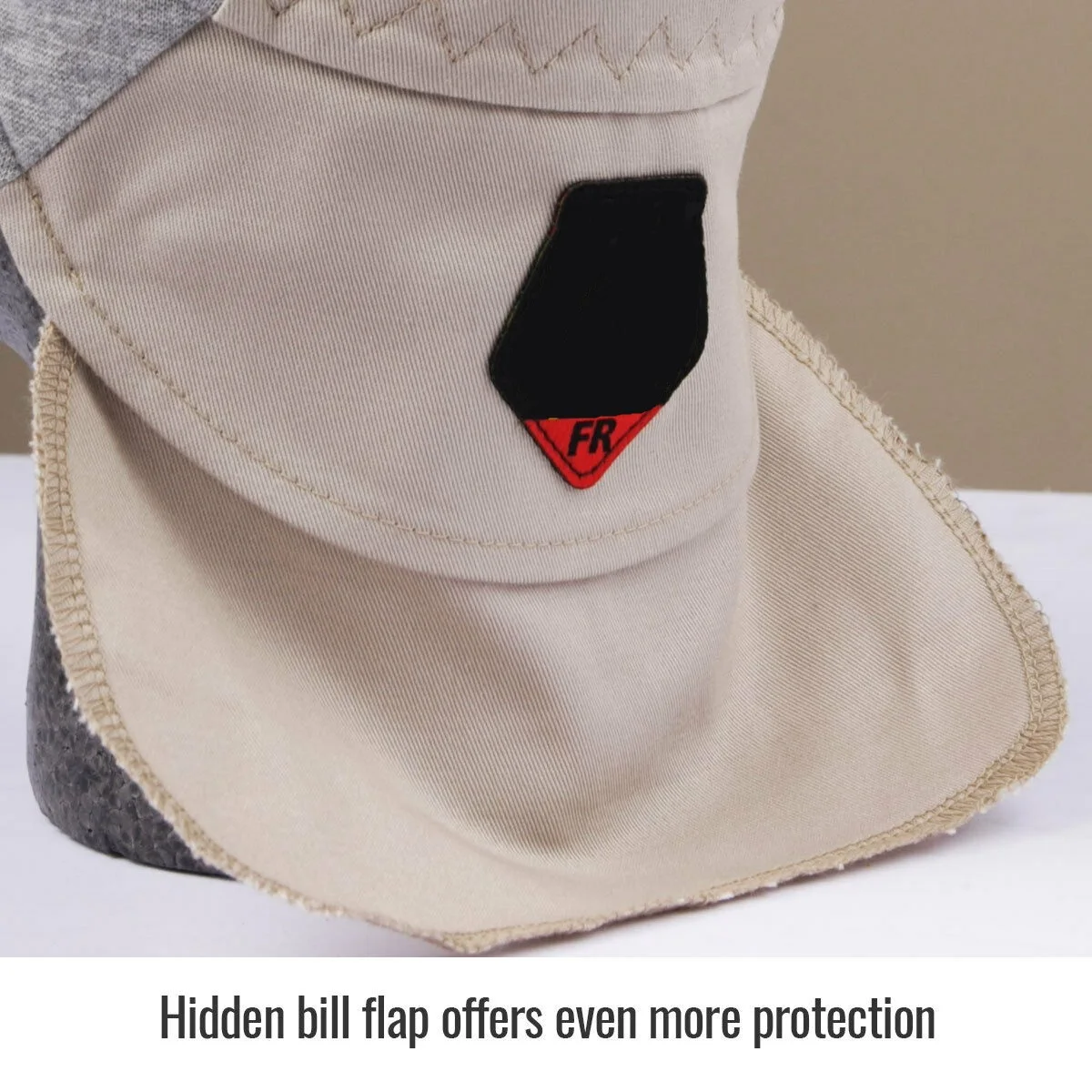 Custom Fr Cotton Welding Cap With Hidden Bill Extension,Fr Welder Hats