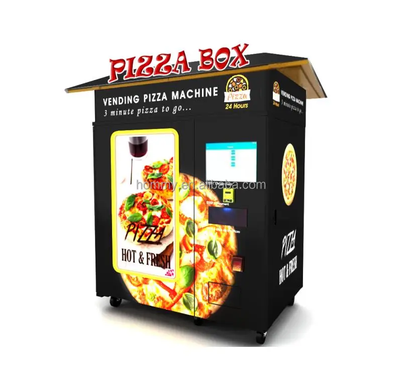 Design Brand New High Quality Automatic Pizza Vending Machine with Online Control and Manage System