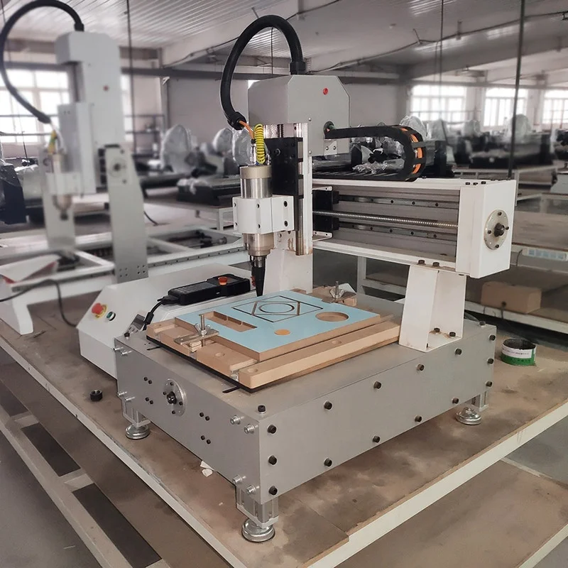 Small Desktop 3d Cnc 4040 4060 Wood Router Portable Mini Cnc Router Machine