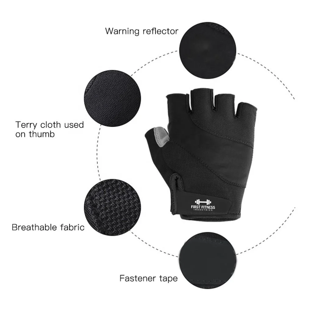 Custom Design Training Exercise Yoga Cycling Summer Sport Weight Lifting Gloves Women and Men