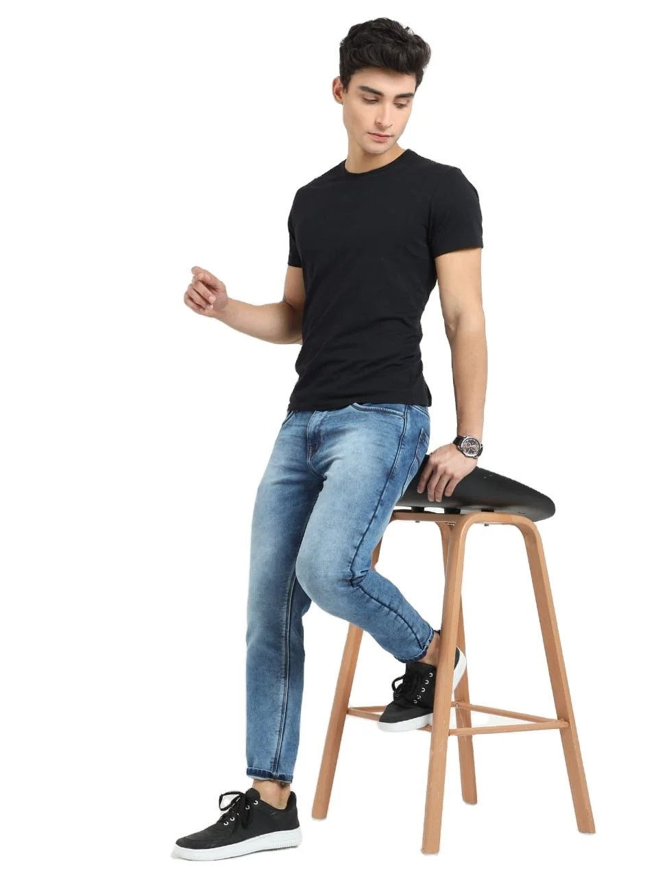 Custom Brand Washed Grey Jeans Size 30 