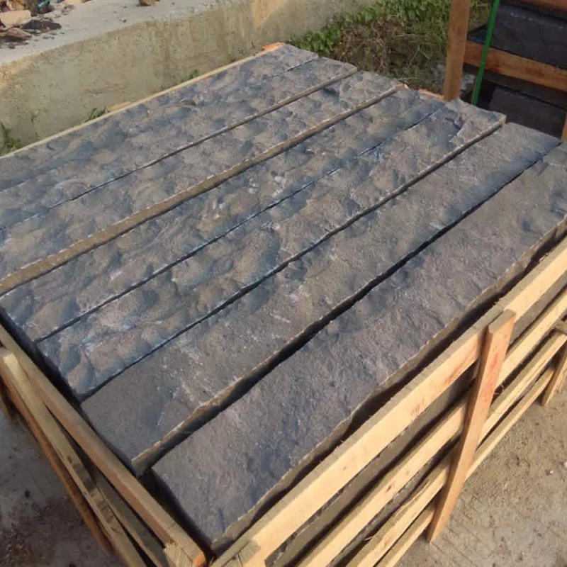 
 Низкая стоимость все стороны Сплит светло-серый гранитный керб камень для ландшафтного дизайна  