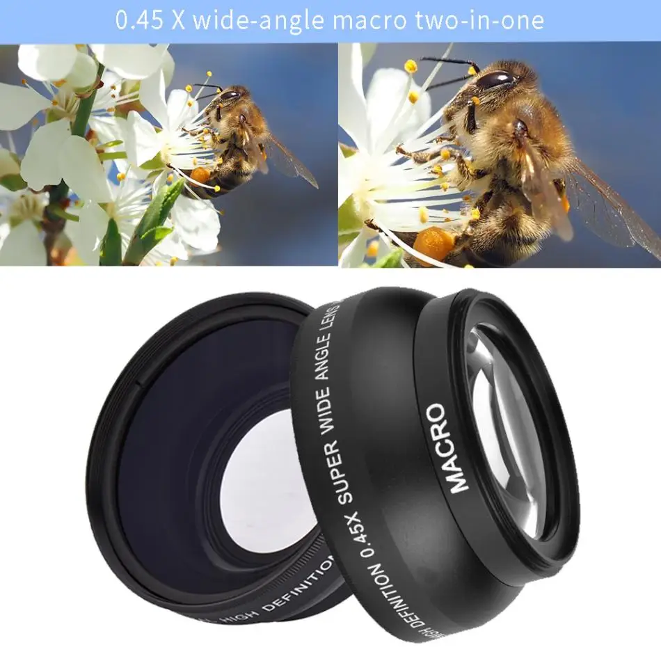 in HD Camera Lens Mobile Phone Lens Super Wide Angle Macro Lens  for iPhone for Samsung