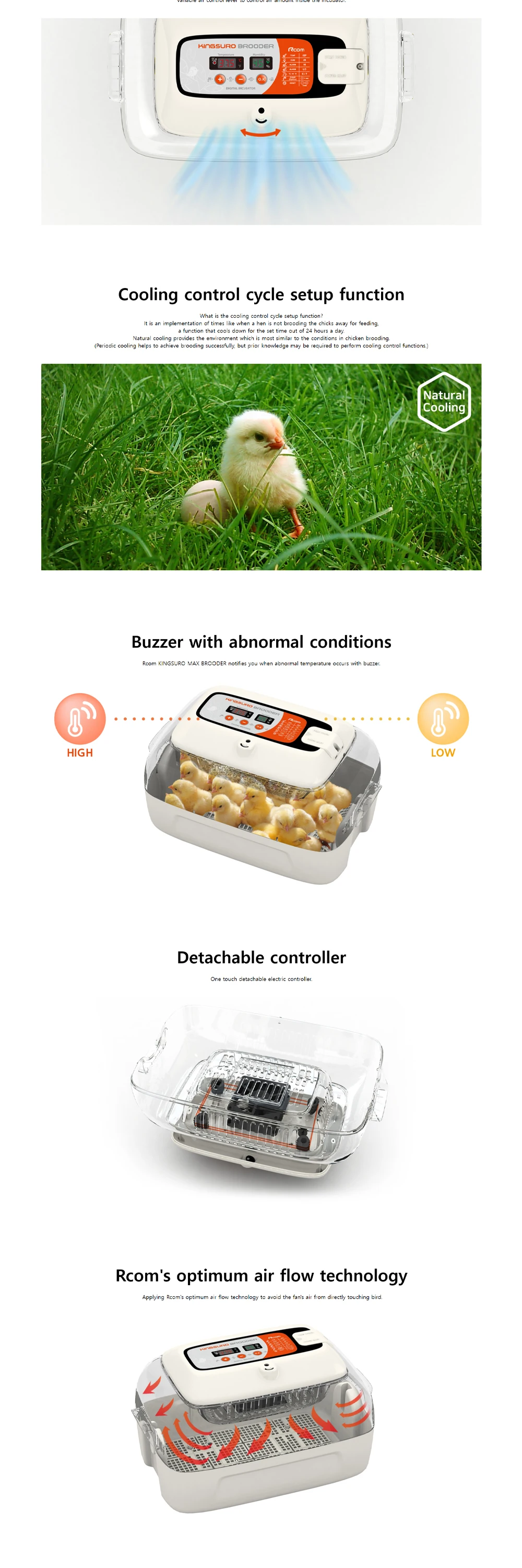 High-reliability Chicken Brooder with Automatic Temperature Control