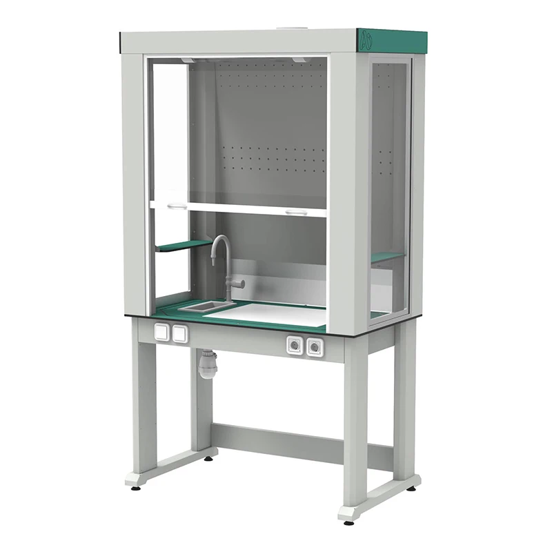 High-quality laboratory fume hood / chemisch / floor-standing Lab cabinet with ventilation unit