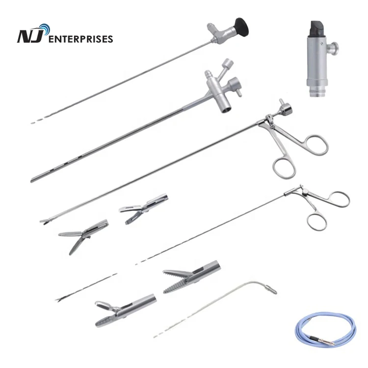 Stainless Steel Rigid Pediatric Bronchoscopy Setpediatric Bronchoscope Setbronchoscope Tube 0487