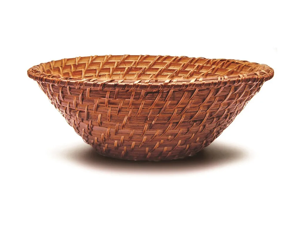 Vietnam Optional Sizes Bamboo Rattan Wicker Baskets With Handles 