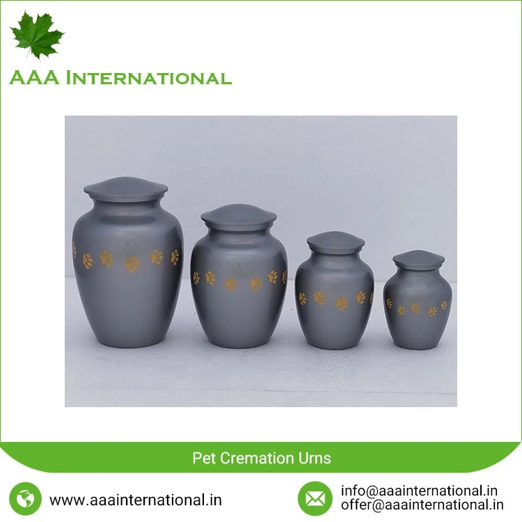 Genuine Quality Affordable Price Pet Cremation Urns for Ashes Funeral Metal urns