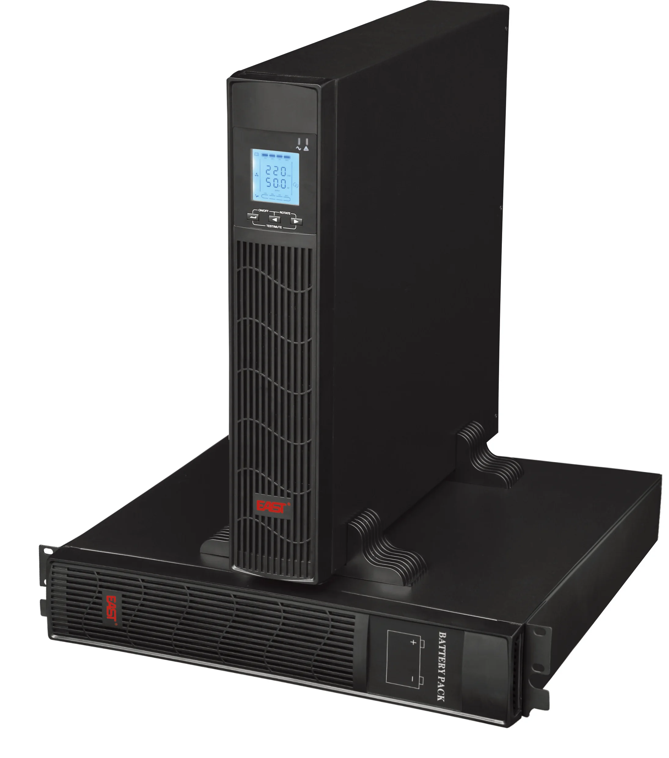 1-3KVA Online  Rackmount UPS with 0.9 PF