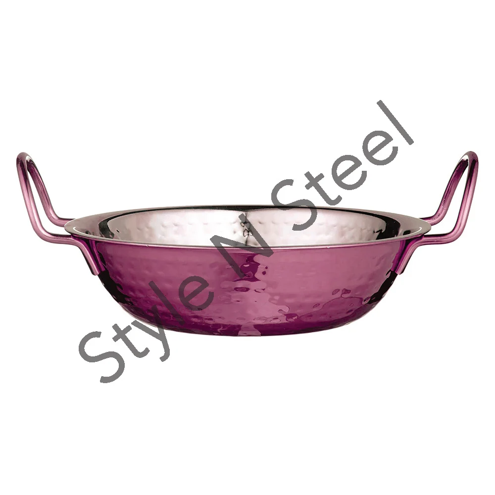 Mini Serving Serving Dish Bowl With Handle New Stylish Stainless Steel