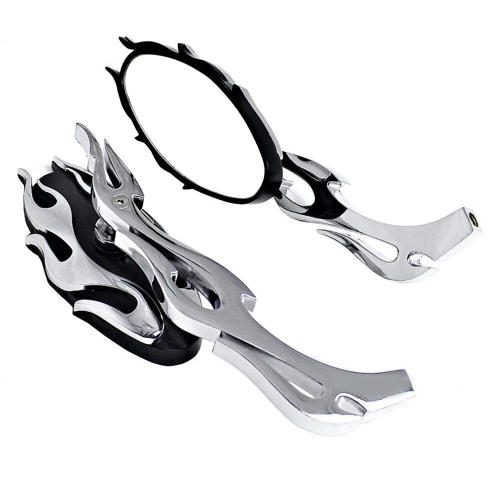 custom chopper motorcycle mirrors