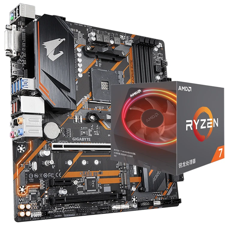 GIGABYTE B450M AORUS Elite Micro ATX Gaming Motherboard for AMD